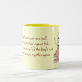 Humpty Dumpty Tweekleurige Koffiemok (Center)