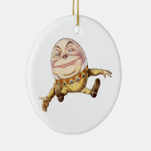 Humpty Dumpty uit Alice in Wonderland Keramisch Ornament (Rechts)