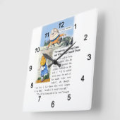 Humpty Dumpty Vierkante Klok (Hoek)