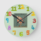 Humpty Dumpty Wall Clock Ronde Klok (Voorkant)