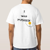 Humpty Dumpty was overhaast T-shirt (Achterkant)