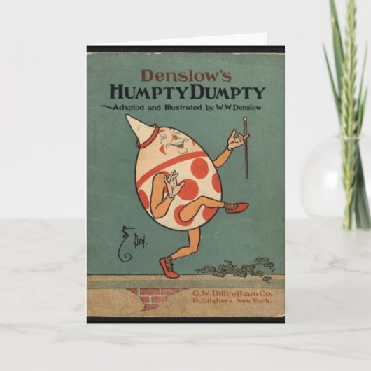 Humpty Dumpty Wenskaart Kaart (Voorkant)