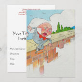 Humpty Dumpty zat aan de muur Kaart (Voorkant / Achterkant)