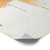 Humpty Dumpty zat aan de muur Poster (Hoek)