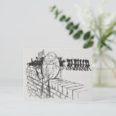 Humpty Dumpty zat op een muur A. Rackham Small Briefkaart (Staand voorkant)