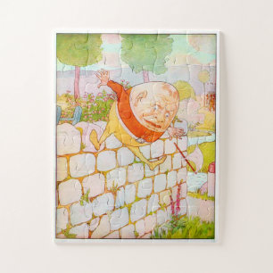 Humpty Dumpty zat op een muur Legpuzzel
