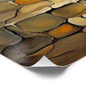 Humpty Dumpty zit op een muur Perfect Poster (Hoek)