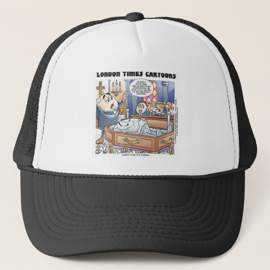 Humpty Dumptys Funeral Funny Cartoon Gifts & T - s Trucker Pet (Voorkant)