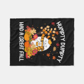 Humpty Funny Dumpty had een geweldige Herfst Happy Fleece Deken (Voorkant (Horizontaal))