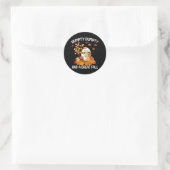Humpty Funny Dumpty had een geweldige Herfst Happy Ronde Sticker (Tas)