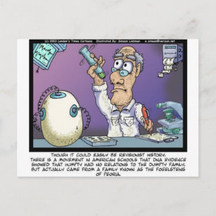 Humpty Geneology Funny Gifts T - shirts & Collecti Briefkaart