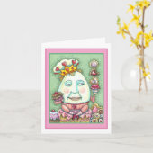 HUMPTY KONING, HARTEN & SNOEPGOED, VALENTIJN Blanc Kaart (Gele Bloem)