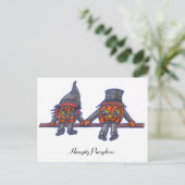 Humpty Pumpkins...briefkaart Briefkaart (Staand voorkant)