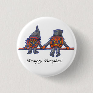 Humpty Pumpkins...knop Ronde Button 3,2 Cm