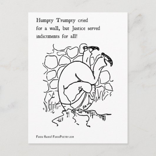 Humpty Trumpty Briefkaart (Voorkant)