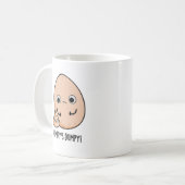 Humpty's Dumpy Funny Egg Poop Pun Koffiemok (Voorkant links)