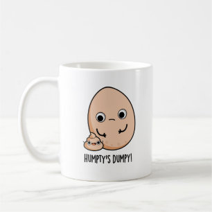 Humpty's Dumpy Funny Egg Poop Pun Koffiemok