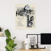Humpy Dumpty illustratie Poster (Thuiskantoor)