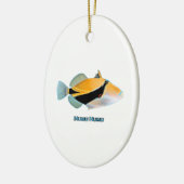 Humu Humu Fish Keramisch Ornament (Links)