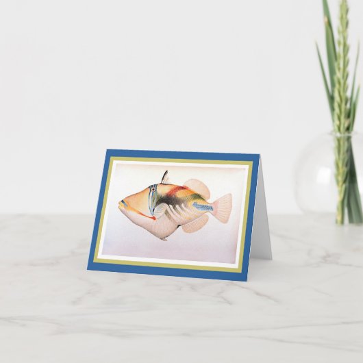 Humuhumu Apua'a Fish Kaart (Voorkant)