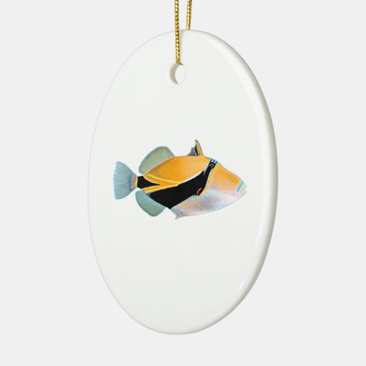 Humuhumu Fish Keramisch Ornament (Links)