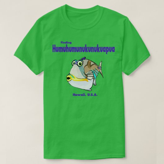 humuhumunukunukuapua t-shirt (Design voorkant)