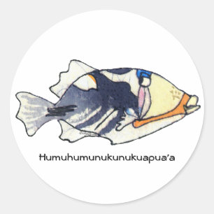 Humuhumunukunukuapua'a Fish Sticker