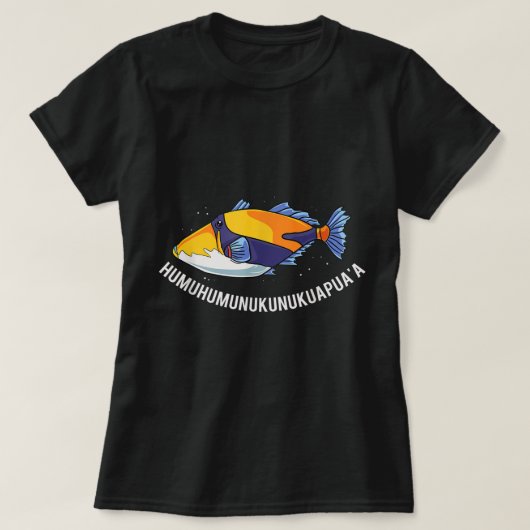 Humuhumunukunukuapua'a Hawaiian State Fish T-shirt (Design voorkant)