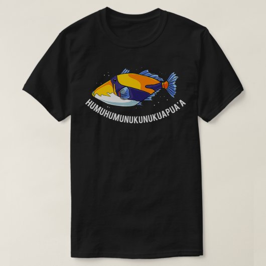 Humuhumunukunukuapua'a Hawaiian State Fish T-shirt (Design voorkant)