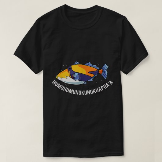 Humuhumunukunukuapua'a Hawaiian State Fish T-shirt (Design voorkant)