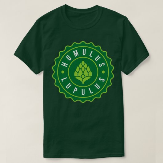 Humulus Lupulus Fles Pet Grafisch T T-shirt (Design voorkant)