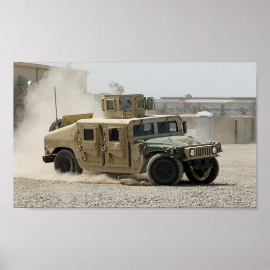 Humvee in Irak Poster (Voorkant)