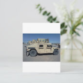 HUMVEE VERENIGDE STATEN MILITAIR BRIEFKAART (Staand voorkant)