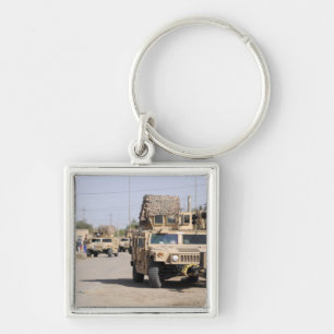 Humvee's gedrag beveiliging tijdens een patrouille sleutelhanger