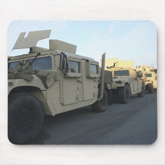 Humvees zit op de pier van Morehead City Muismat (Voorkant)