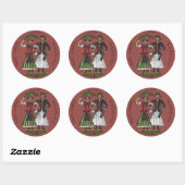 Hun Couple Chili Oil Ronde Sticker (Vel)