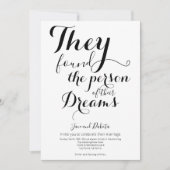 Hun Dream Person Non-Binary LGBTQ Wedding Kaart (Voorkant)