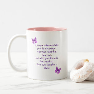 Hun eigen gedachten - Rumi Tweekleurige Koffiemok