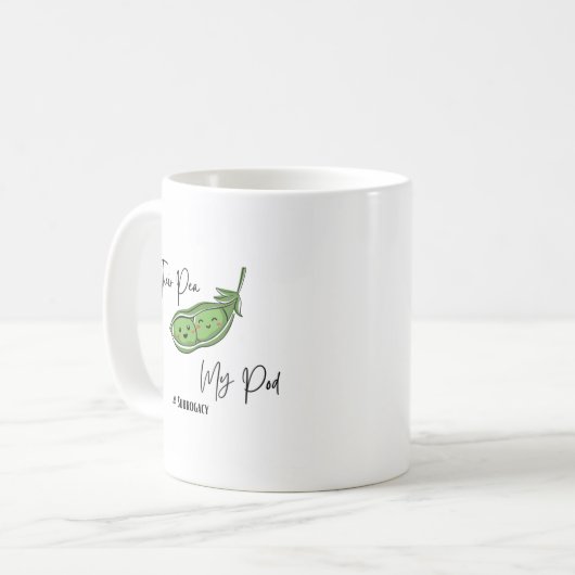 Hun erwt mijn pod koffiemok (Voorkant links)