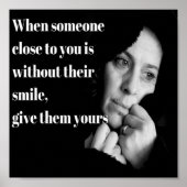 Hun glimlach poster (Voorkant)