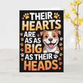 Hun harten zijn even groot als hun hoofden - Tbull Kaart (Gele Bloem)