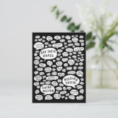 hun naam briefkaart (Staand voorkant)