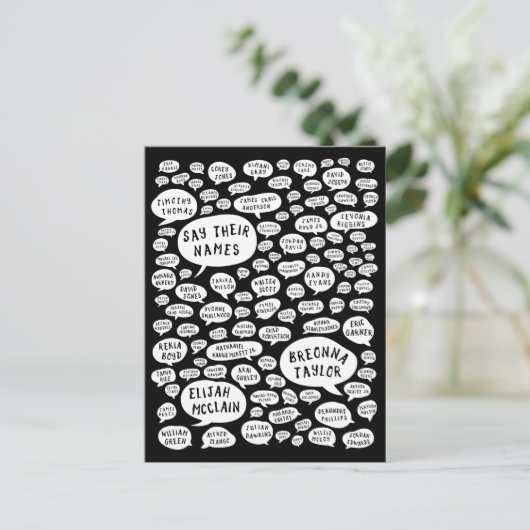 hun naam briefkaart (Staand voorkant)