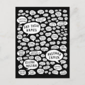 hun naam briefkaart (Voorkant)