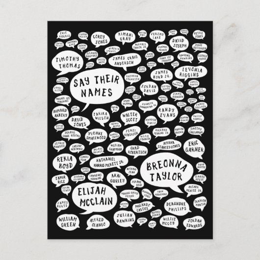 hun naam briefkaart (Voorkant)