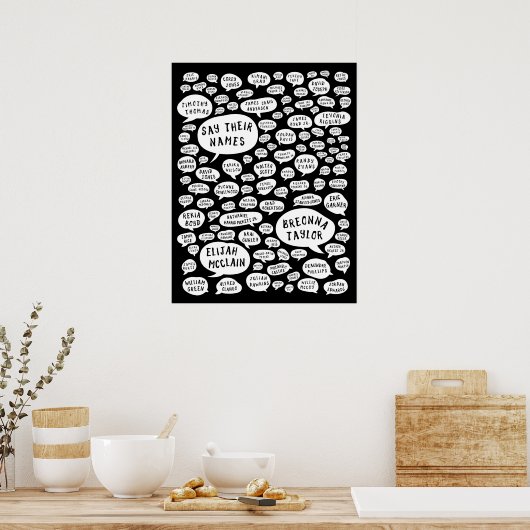 hun naam poster (Keuken)