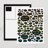 hun naam te zeggen : de regenboog briefkaart (Voorkant / Achterkant)