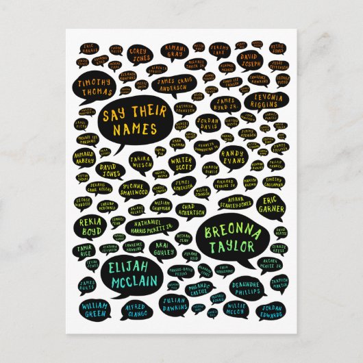 hun naam te zeggen : de regenboog briefkaart (Voorkant)