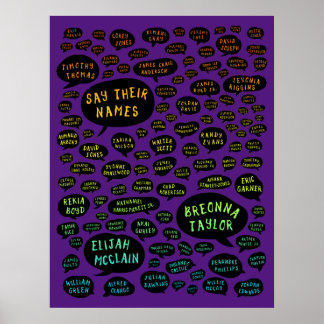 hun naam te zeggen : de regenboog poster