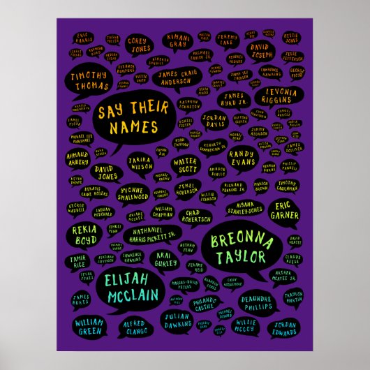 hun naam te zeggen : de regenboog poster (Voorkant)